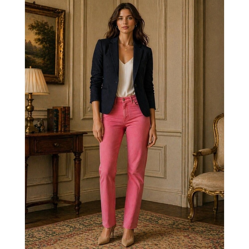 COMMANDO Women's Black Jacket MEDIUM Stretch Minimalist Tailored Blazer PORTUGAL